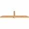Ekena Millwork Eugene Timber Gable Bracket, Western Red Cedar, 108"W x 31 1/2"H x 5 1/2"D x 5 1/2"F, 7/12 Pitch GBW108X31X0606EUG00SWR - alternate 3